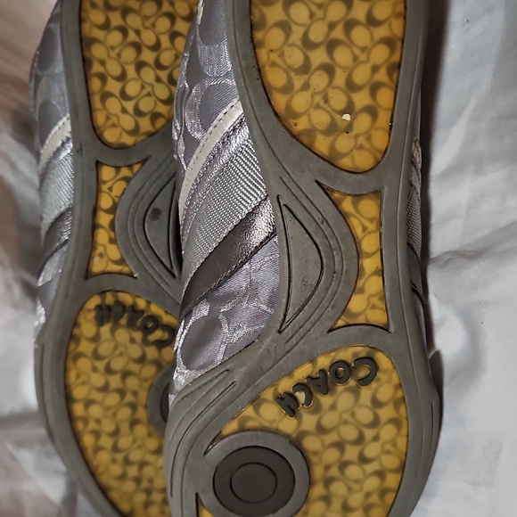 Coach Gray Monogram Sneakers - Picture 5 of 5